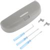 HEROFFIX Custodia per Occhiali da Sole per Audi Q3 2013-2021 1 Set | Plastica Grigia, Installazione Su Binari Del Tetto, Per Audi Q5 2013-2021, Per Audi Q7 2013-2021, Con 2 Clip E 3 Cacciaviti
