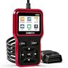 Aimisite Strumento diagnostico OBD2, V500, strumento di scansione del codice spia del motore con reset, DTC, flusso dati, prontezza I/M, strumento di scansione auto e camion per tutti i veicoli (nero)