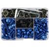 Generico Kit Di 190 Bulloni Per Carenatura Per TDM 850 900/A TMAX 500/530 SX/DX SRV250 SRX 400 600 TDR250 Kit Di Bulloni, Viti E Dadi Viti Bulloni Dadi Fissaggio Moto(BLU)