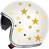 Generico Adesivi stella per casco moto e bici - Set unisex per tuning e decorazione personalizzata C0007