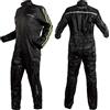 A-Pro Tuta Impermeabile Moto Antiacqua Anti Pioggia Cerata Completo Scooter Fluo 3XL