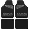 Sparco Set completo SPC19 universale tappetini auto moquette nero/grigio poliestere