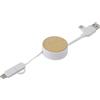 IMPRESSION Cavo di ricarica jared | 3 in 1 | estensibile Personalizzate o neutre