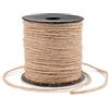 KINGLAKE 100 M 3 mm Corda in juta naturale da giardino, Artigianato a 4 veli Spago da imballaggio Corda per regali Avvolgimento Imballo da giardino Floristry