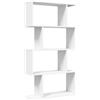 vidaXL Libreria divisoria a 4 Ripiani Bianca 70x24x129 cm in Legno