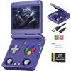 Ayhgicxt Anbernic RG34XXSP Console di gioco palmare retrò Linux 3.4 pollici IPS schermo 720*480 5000+ giochi classici 64G Card RG 34XXSP Retro Gaming Console 3300mAh Batteria compatibile con WiFi HDMI