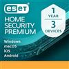 ESET HOME Security Premium 2026 | 3 Devices | 1 Year | Antivirus, Firewall, VPN, Safe Banking, Safe Browsing, Webcam Protection, Secure Data, ESET Folder Guard | Activation Code by Post