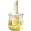 Genérico Dispenser per olio da cucina, bottiglia di salsa in silicone, utensile da cucina con spazzola rimovibile riutilizzabile, porta salsa per la casa e aceto