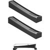Hzxkqmil Supporto Orizzontale per PS5 Slim/Pro Console Digital Edition | Supporto a Staffa Orizzontale Supporto Base di Posizionamento Accessori Migliora la Stabilità per PS5 Slim/PS5 Pro, 2 pezzi