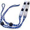 Valley Of The Sun Confezione da 2 cinturini da polso limitati blu e grigio per sostituzione NS Joy-Con, compatibile con controller sinistro e destro Nintendo Switch, nuove corde antiscivolo ZLD Skyward Sword Edition