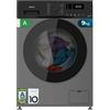 Cecotec Lavatrice 9K Carico Frontale Bolero DressCode 9155 Inverter Steel. Classe A-30%, 1400RPM, 12 Programmi, Inverter Plus, Basso Consumo, Steam Max, Drum Clean, Delay Start, Pannello Controllo LED