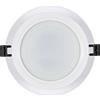 Pannello LED Rotondo da incasso 12W Foro Ø120mm IP44 in Vetro Colore Bianco Naturale 4.200K