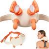 Nixtrve Masseur Cervical 4D Avec Chaleur, Masseur Dos Et Cervicales Pour La Nuque Et Les Épaules, Appareil De Massage Portable Idéal Pour Voyager