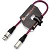 VisioSound Maschio a XLR femmina mic/microfono bilanciato/cavo patch mic/7 colori 0.5m Purple