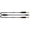 Cordial CFY 3 WPP-LONG - Cavo adattatore Y con jack stereo dorato da 3,5mm e 2 connettori RCA dorati, lunghezza 3m