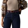 Levi's Rectangle Buckle Belt Cintura in pelle bovina Donna (Pacco da 1)