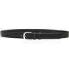 WRANGLER - Cintura Uomo - 100% Pelle - Bombato Belt - Nero