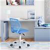 FurnitureR Sedia da ufficio per casa, ergonomica, girevole, regolabile in altezza, con ruote, moderna sedia per computer per studio e ufficio