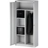Bisley - Armadio a Due Ante Universale, in Acciaio, 645 Grigio Chiaro, 40 x 91,4 x 195 cm