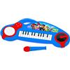 Lexibook Paw Patrol Pianoforte elettronico per Bambini con Effetti Luminosi, Microfono, Batteria, Altoparlante Incorporato, brani dimostrativi, Lettore DJ, Blu/Rosso, K704PALXB