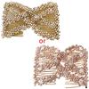 Maxtonser Pettini magici per capelli, pettini per capelli da donna, con rombo e perline, pettine laterale elasticizzato, doppio lato, clip per chignon, strumento per lo styling dei capelli fai da te,