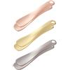 SERYUUT Set di 6 spatole cosmetiche per crema viso in metallo, igieniche, antiruggine, riutilizzabili, in lega di zinco, applicatore per la cura della pelle e del viso