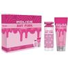 POLICE Cofanetto Hot Pink Donna EDT 100ml, lozione corpo profumata 125ml