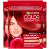 Garnier Color Sensation Color Retouch Tinta Capelli Colorazione Permanente per Ricrescita Copre il 100% dei Capelli Bianchi Applicazione Semplice Colore Rosso - 3 Tinte