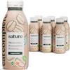 Saturo Pasto Sostitutivo Frullato Gusto Cappuccino | 36 g di proteine & senza zucchero | 400 kcal | Vegano | Pasto Bevibile con Nutrienti Essenziali | 6 x 400 ml