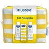 Mustela Kit Viaggio con Latte Solare SPF50+40ml + Detergente 100ml + Idratante 100ml + Pochette in Regalo