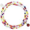 Lizas Bracciale e collana allo stesso tempo, collana di perle in molti colori, Mittelgroße, sintetico, Non pietra preziosa