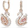 Swarovski Swan 5732415 Orecchini Swan rosa