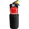 notlok Safety Work Estintore a Polvere 1kg ABC + E <1000V, Supporto auto