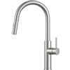 FORIOUS Rubinetto Cucina con Doccetta Estraibile, Miscelatore Cucina ad Arco Alto Girevole a 360°, 2 Modalità di Getto, in Acciaio Inox, Ideale per Cucine Moderne