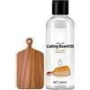 kivrimlarv Olio per taglieri in legno, 100 ml, olio per uso alimentare per taglieri in legno, per macelleria in noce nero, piano di lavoro, cucina, mobili per la casa