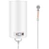 DDTABASE Scaldabagno elettrico da 80 l, 2000 W, scaldabagno elettrico da parete, potenza di riscaldamento, scaldabagno, regolatore di temperatura 25-75 °C, IPX4, per cucine, bagni, appartamenti