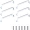 SYDARSYN 6 pezzi Maniglie per Mobili Cucina Alluminio Lega Armadio Maniglie Cassetto Maniglia Arco Maniglie per Cassetti Pomelli Porta Maniglie Distanza del foro 96 mm