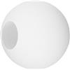 HAMPPLIES Paralume in Vetro Opalino Bianco a Sfera per Lampadario