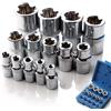 UESDU bussole torx,set chiavi a bussola,set chiavi torx, attrezzi officina meccanica auto, per presa Star da 1/2, 1/4, 3/8, E4-E24, dadi esagonali