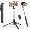 JAPORIA Treppiede Smartphone 170 cm Estensibile con Telecomando Bluetooth