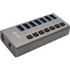 iTEC i-tec U3CHARGEHUB7 Caricabatterie per dispositivi mobili Universale Grigio AC Ricarica rapida Interno