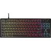 Cherry Tastiera a membrana con cavo Corsair K55 Core TKL RGB Nera