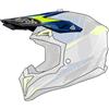AIROH Aviator 3 Push Blue Gloss Peak Kit