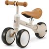 kk Kinderkraft Kinderkraft CUTIE Bici senza Pedali, Bicicletta in Metallo, Sella Regolabile, Leggero Triciclo, da 1 Anno, Beige