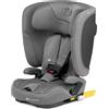 kk Kinderkraft Kinderkraft FIX2GO Seggiolino per bambini i-Size, 76-150 cm, Isofix, Top Tether, saferide sensor, fino a ca. 12 anni, sistemi di sicurezza, rivestimenti di alta qualità, reclinabile, Grigio