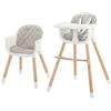 Kk Kinderkraft Seggiolone Pappa Sienna, Rialzo Da Sedia, Da 6 Mesi Fino 4 Anni, Grigio, ‎32.90 x 44.50 x 36.29 CM