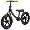 kk Kinderkraft Kinderkraft 2WAY NEXT OFF ROAD Bicicletta fino a 35 kg, bicicletta per bambini, ruote da 12 pollici, sella e manubrio regolabili in altezza, facile da montare, impugnatura in gomma, nero
