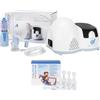 Air Liquide Healthcare, BIMBONEB + Soluzione Isotonica Sterile BIMBONEB, Apparecchio per Aerosolterapia per Bambini, Dotato di RINOWASH e PERFECTA, Confezione da 25 Flaconcini Monodose da 5 ml