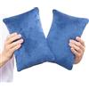 TaiBest 2 Confezione di Cuscini Piccoli, Cuscino Mini in Memory Foam 28 X 18 cm per Viaggio, Sonno, Sonnellino e Supporto per Collo, Ginocchio, Lombare, Piccolo Cuscino per Animali Domestici, Cani
