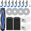 Chuancheng Accessori per ECOVACS DEEBOT T50 PRO Omni Gen3,T50 Omni Gen3, T30C Omni Gen2, T30C Omni, 1 Spazzola Principale 4 Panni per mocio 2 Sacchetti per la Polvere 2 filtri 8 spazzole Laterali 1 Strumento